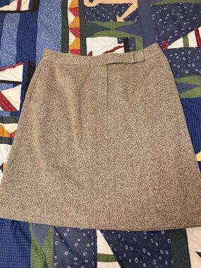 Talbots A-Line Tweed Skirt